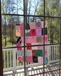 Baby Clothes Memory Blanket - Chenille Back 8 small
