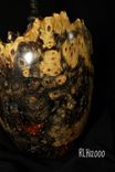 Buckeye Burl Lidded Finial Hollow Vessel 5 small