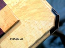 Chess Table, Purpleheart & Maple. 3 small