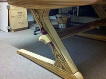Wenge, Zebrawood, Maple Desk 2 small