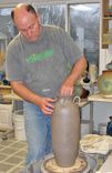Urns, Tall Vases, Amphora, Ancient Pottery Replicas 3 small