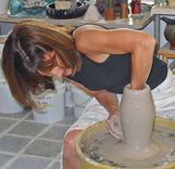 Urns, Tall Vases, Amphora, Ancient Pottery Replicas 4 small