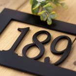 Rectangular Metal Address Plaque 2 small