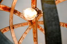 Wine Barrel Ring Chandelier - Colossus - Made From Retired California Wine Barrel Rings 2 small