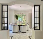 Large 82" Seamless Solid Walnut 3 small