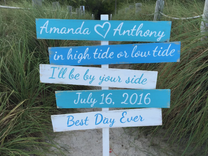 Best Day Ever Beach Wooden Sign. Gift For Couple Signage For Wedding 2 small