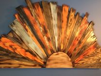 Rustic Wall Decor Sunburst Design 2 small