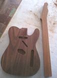 Indian Rosewood Telecaster Body And Neck 32 small