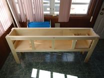 Reclaimed Console Table With Drawers 3 small