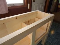Reclaimed Console Table With Drawers 4 small