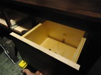 Reclaimed Console Table With Drawers 6 small