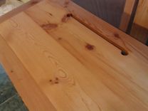 Industrial Mill-Inspired Reclaimed Wood Desk 10 small
