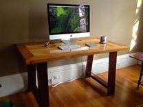 Industrial Mill-Inspired Reclaimed Wood Desk 1 small