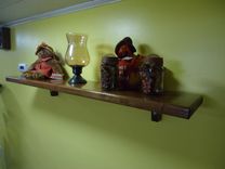 Unique Rustic Floating Shelfs 2 small