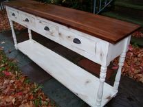 Reclaimed Distressed Console Table 2 small