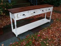 Reclaimed Distressed Console Table 1 small
