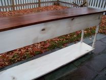 Reclaimed Distressed Console Table 4 small