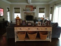 Reclaimed Distressed Console Table 6 small