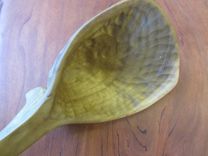 Handcarved Wooden Salad Sets 4 small