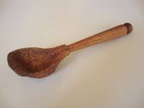 Hand Carved Wooden Spoons 1 small