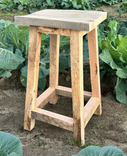 Red Oak Bar Stools 2 small