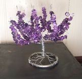 Amethyst Gemstone Tree Of Life Sculpture - Genuine Amethyst - February Birthstone - Small 1 small