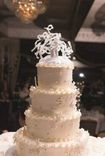 Wedding Cake Topper Tree Of Life Sculpture - Modern Porcelain Couple Figurine 3 small