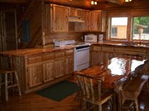 Custom Rustic Cedar Kitchen Cabinets Live Edge 5 small