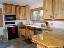 Custom Rustic Cedar Kitchen Cabinets Live Edge 3 small