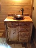 Rustic Cedar Bathroom Vanity 2 small