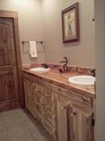 Rustic Cedar Bathroom Vanity 4 small