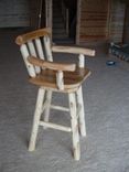 Cedar Arm Swivel Bar Stool 1 small