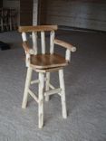 Cedar Arm Swivel Bar Stool 3 small