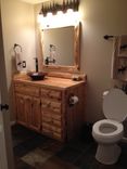 Rustic Cedar Bathroom Vanity 1 small