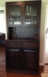 Clean Modern Cherry China Cabinet 2 small