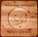 Carved Wood Address Signs 2 small