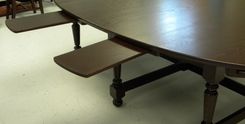Oval Classroom Table With Pull-Out Sliders 3 small