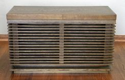 Oak Media Cabinet 2 small