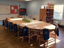 Collaborative Learning Oval School Tables 3 small