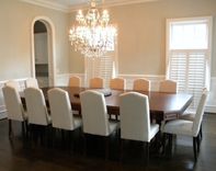 Extra Large Walnut Extension Dining Table 1 small