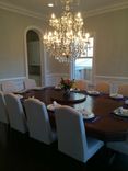 Extra Large Walnut Extension Dining Table 2 small