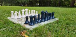 One Hitter Ceramic Chess Set 1 small