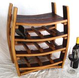 Wine Barrel Rack - Azienda - Made From Retired California Wine Barrels 1 small
