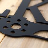 Personalized Airplane Propeller Metal Last Name Plaque for Aviation Pilot 2 small