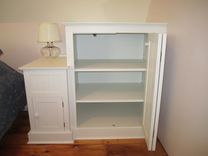 Bedside Nightstand / Storage Cabinet Combo 6 small