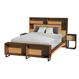 Platform Storage Bed Maple And Walnut 1 small