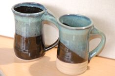Large Beer Pottery Stein  Or Coffee Mug 2 small