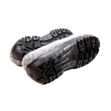 Men's Eco-Friendly Wool Moccasin Slippers Gray 4 small