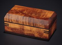 Faceted Koa Box 2 small