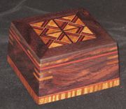 Patterned Rosewood Box 1 small